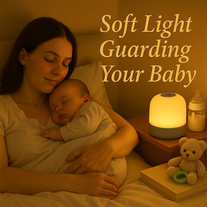 Baby Nursery Equipment - Portable Baby Night Light,16 Colours Egg