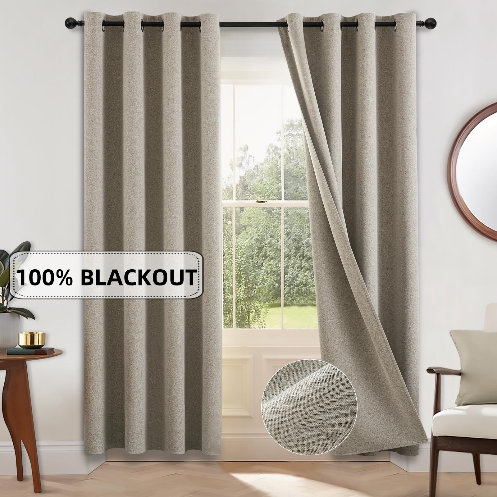 Baby Nursery Curtains - 310cm Height Custom Made 100% Blackout