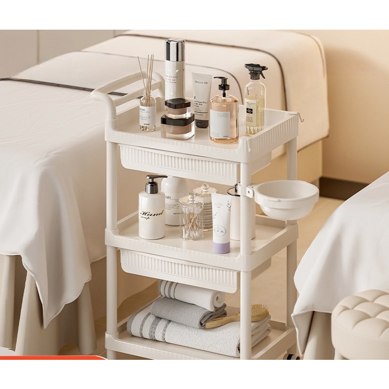 Baby Nursery Equipment - Premium Beauty Cart Trolley Organizer for