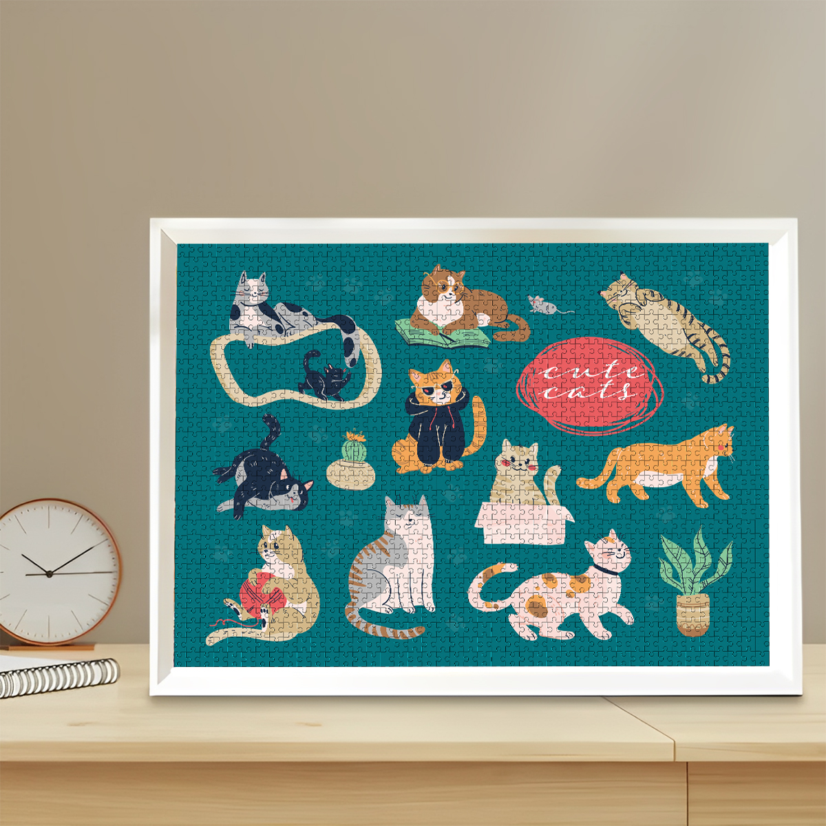 Baby Nursery Zoo Animals - 1pc Enlightenment Animal Zoo Wooden Jigsaw