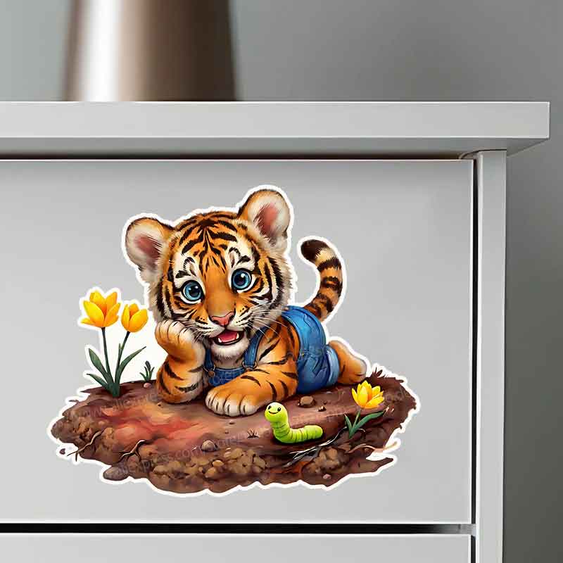 Woodland Baby in Garden Mural  - Baby Nursery Mural Wallpaper avis et prix
