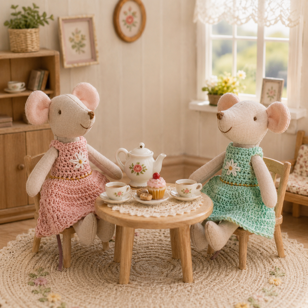 Handmade Crochet Mouse Doll, C - Baby Nursery Uniform avis et prix