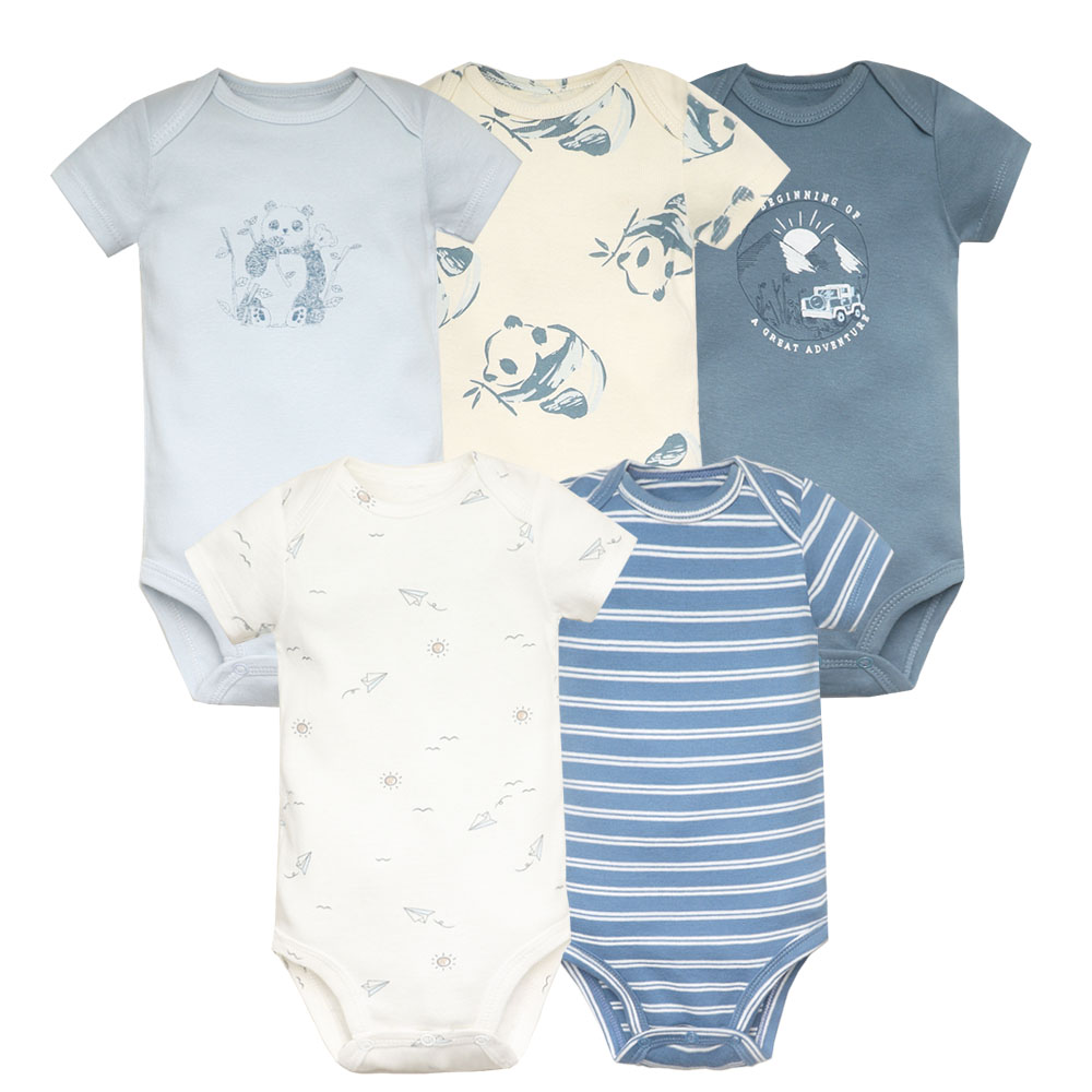5pcs/lot Baby Bodysuit Fashion - Baby Nursery Ideas Boy avis et prix
