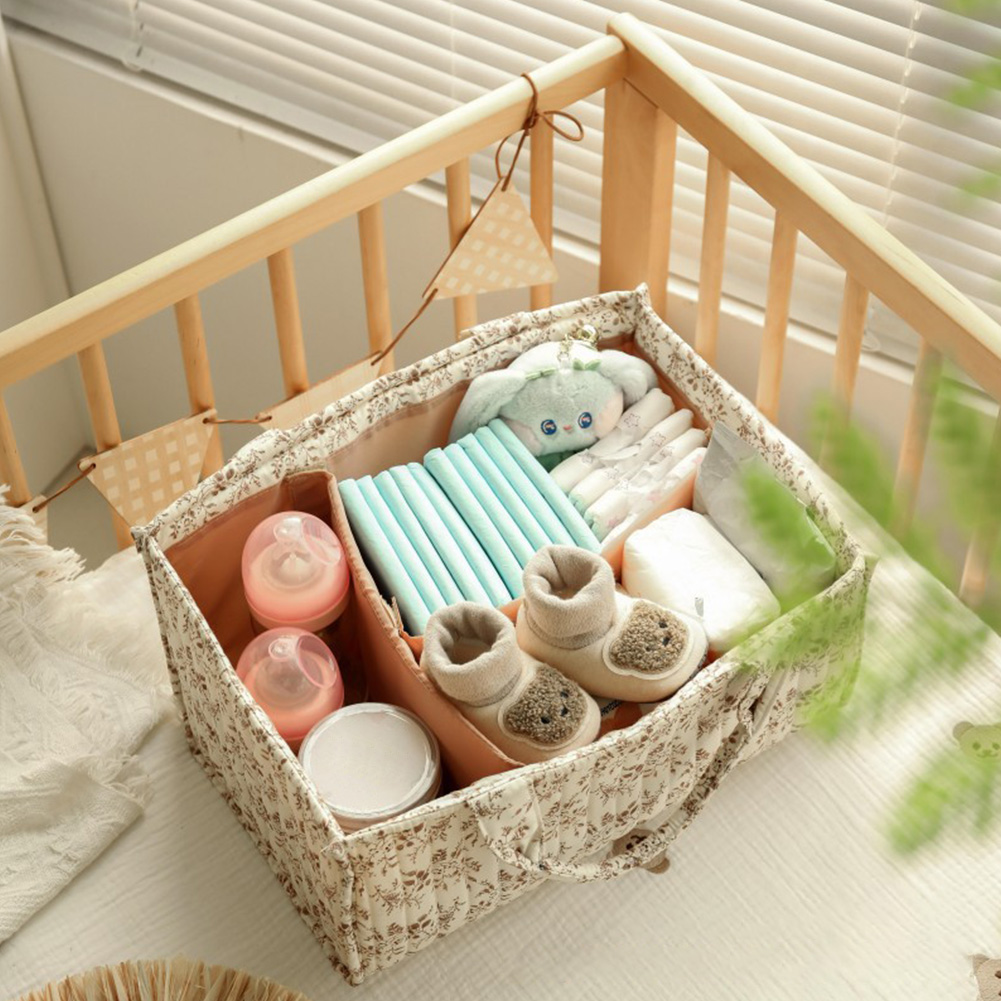 Floral Nursery Storage Basket  - Baby Nursery Basket avis et prix