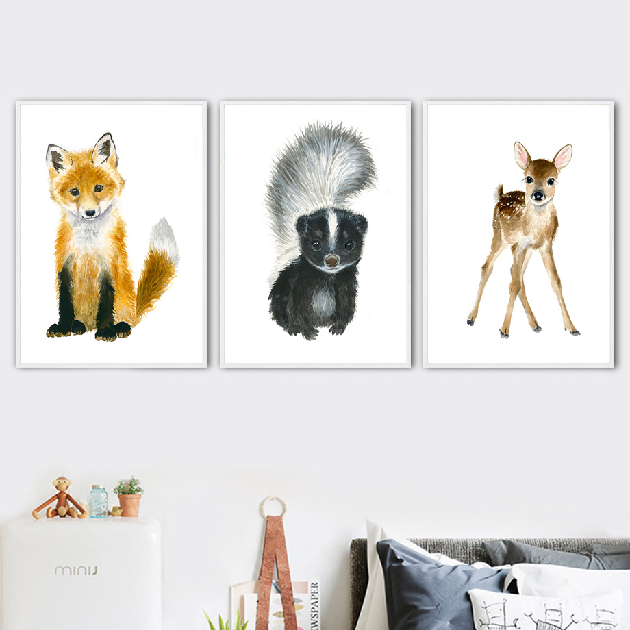 Elephant Fox Zebra Giraffe Leo - Baby Zebra Nursery avis et prix