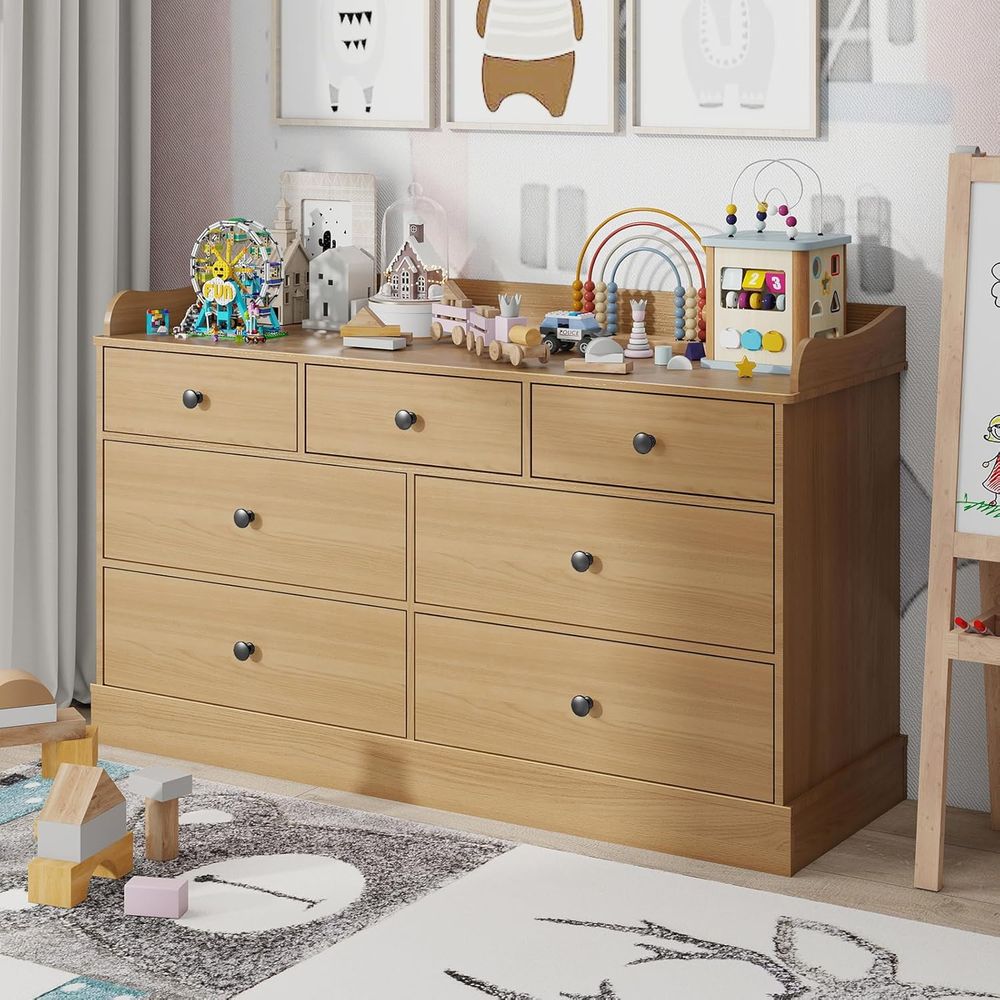 7-Drawer Kids Dresser, Changin - Baby Nursery Chest Of Drawers avis et prix