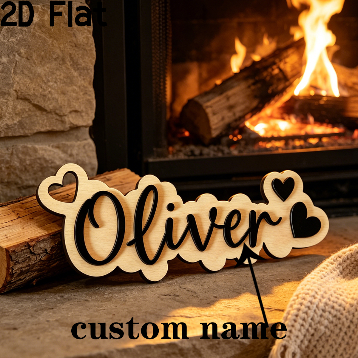 1Pc Custom Love Decor Wooden A - Baby Nursery Gifts avis et prix
