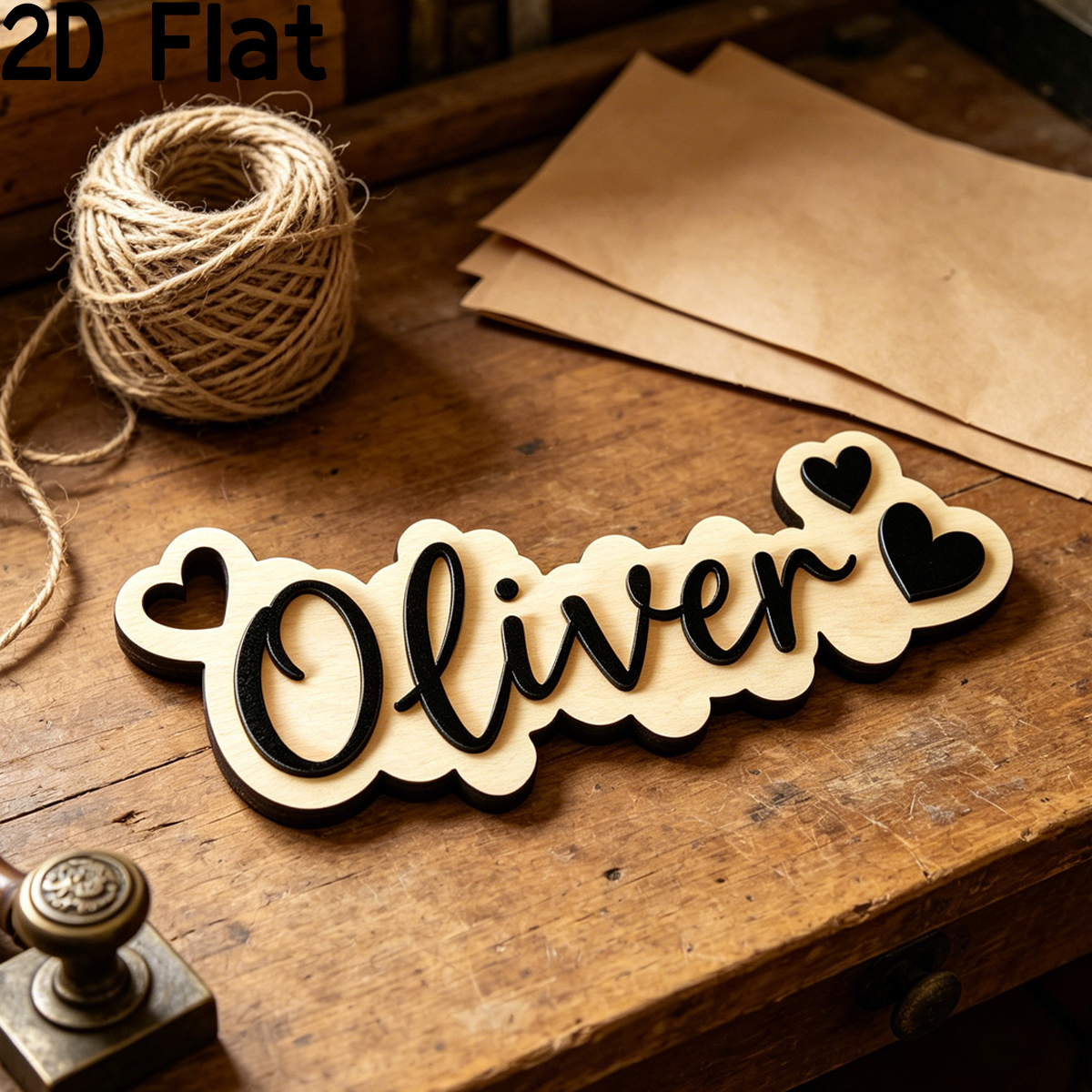 1Pc Custom Love Decor Wooden A - Baby Nursery Gifts avis et prix