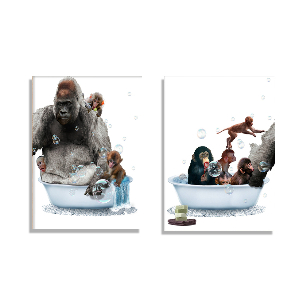 Gorilla Nursery Tub Print, Bab - Baby Nursery Zoo Animals avis et prix