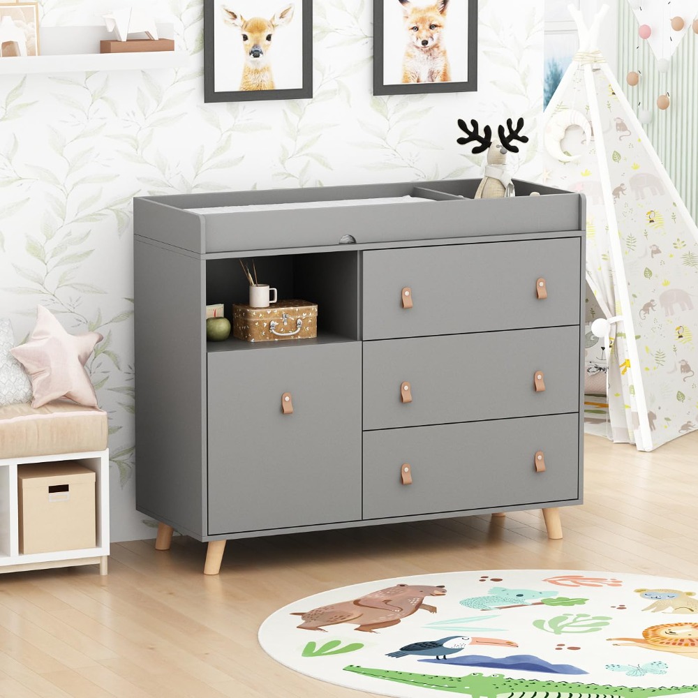 Baby Dresser Changing Table, T - Baby Nursery Chest Of Drawers avis et prix