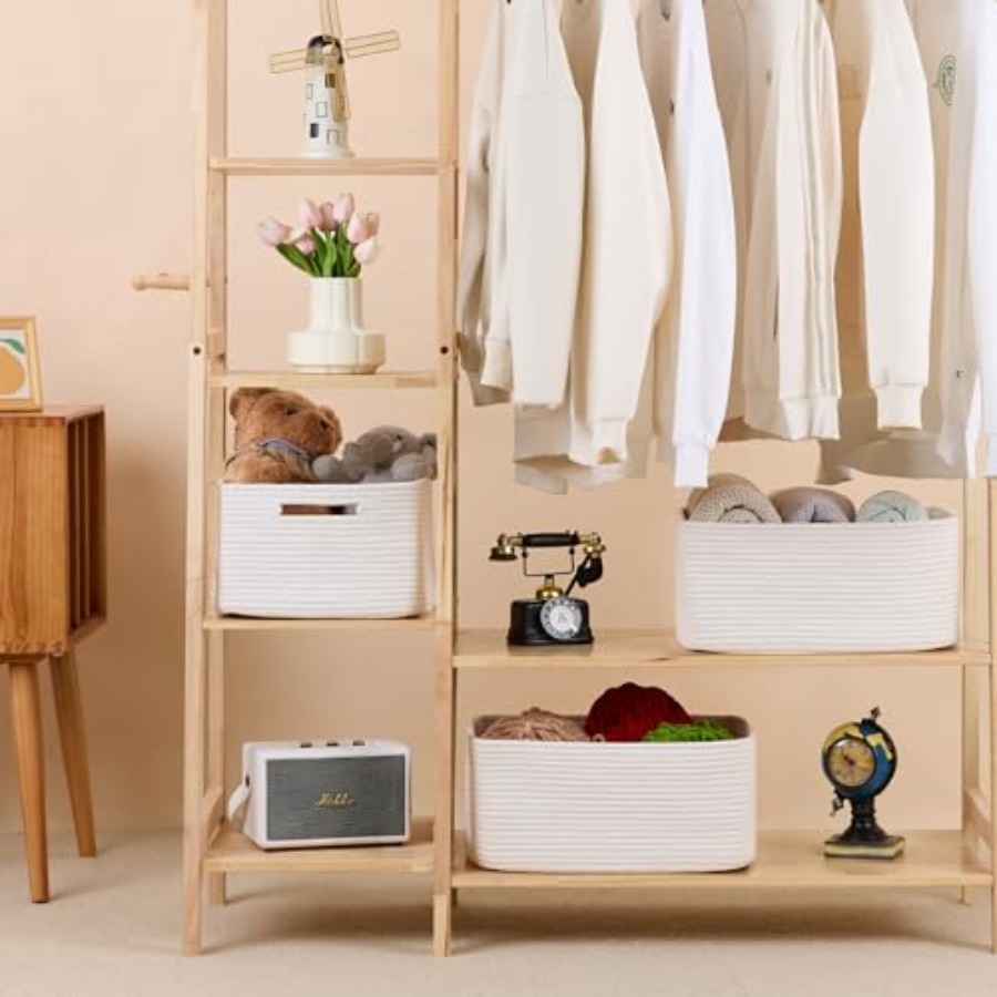 Large Storage Baskets for Orga - Baby Nursery Basket avis et prix