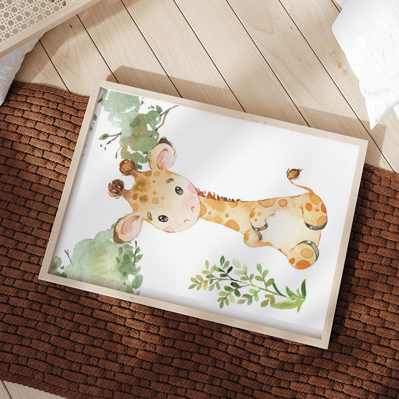 Lion Elephant Giraffe Monkey Z - Baby Zebra Nursery avis et prix
