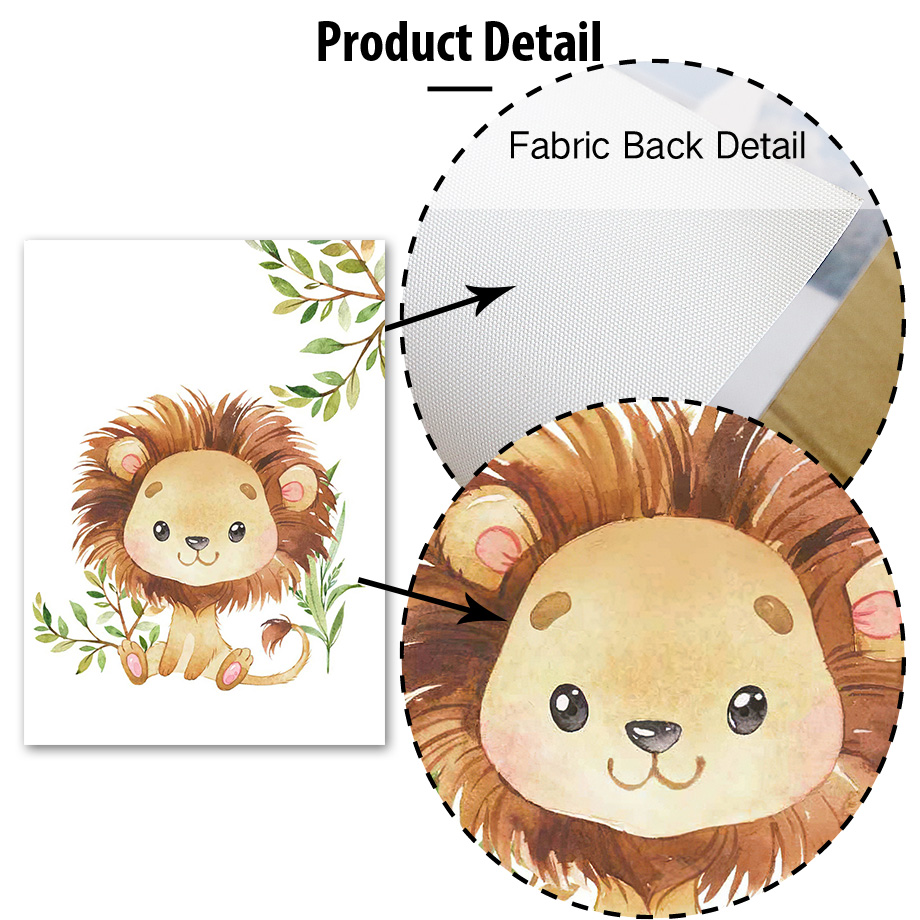 Lion Elephant Giraffe Monkey Z - Baby Zebra Nursery avis et prix