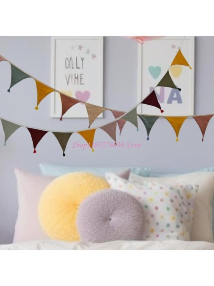 R6FD Soft Fabric Bunting Banne - Baby Nursery Neutral avis et prix