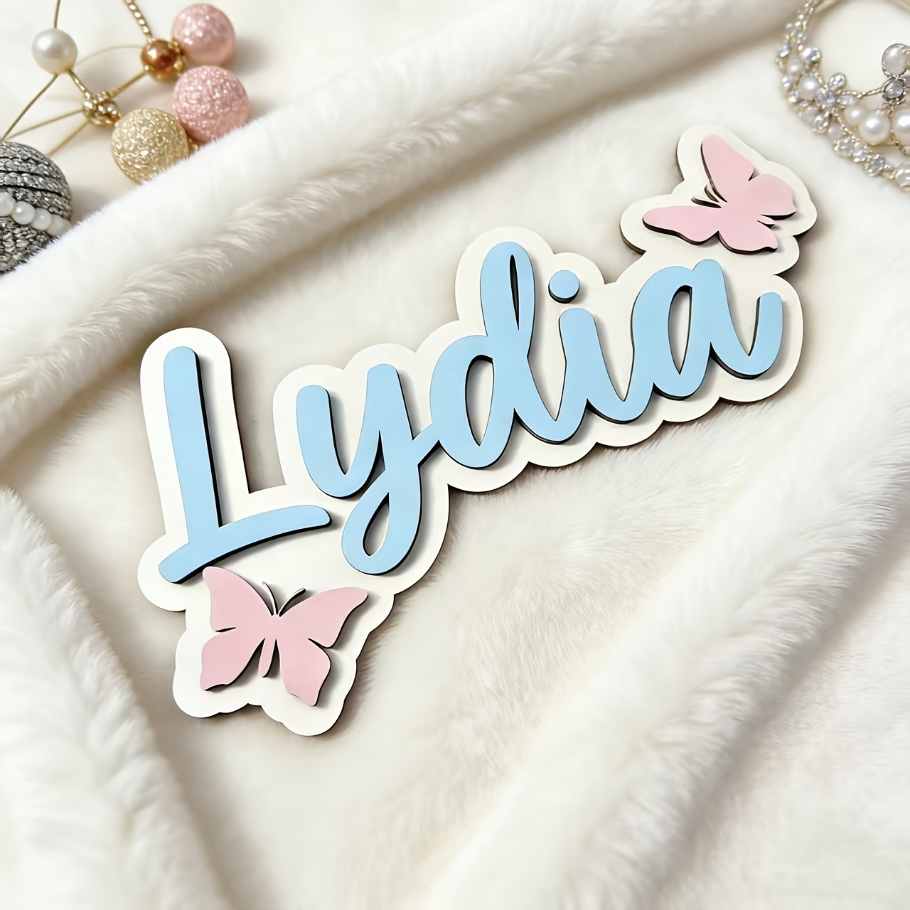 Personalized Blue & Pink Butte - Baby Nursery Gifts avis et prix