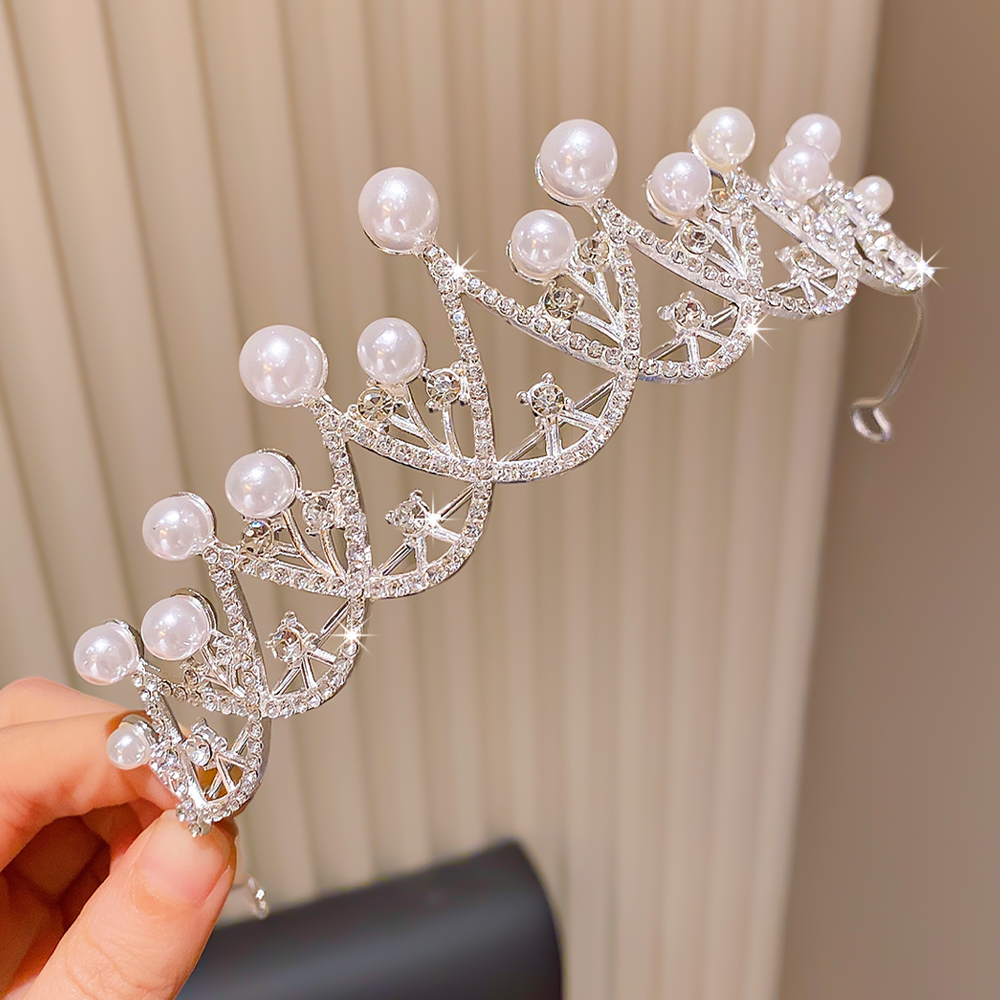 Elegant Pearl Crown Single Fas - Baby Nursery Gifts avis et prix