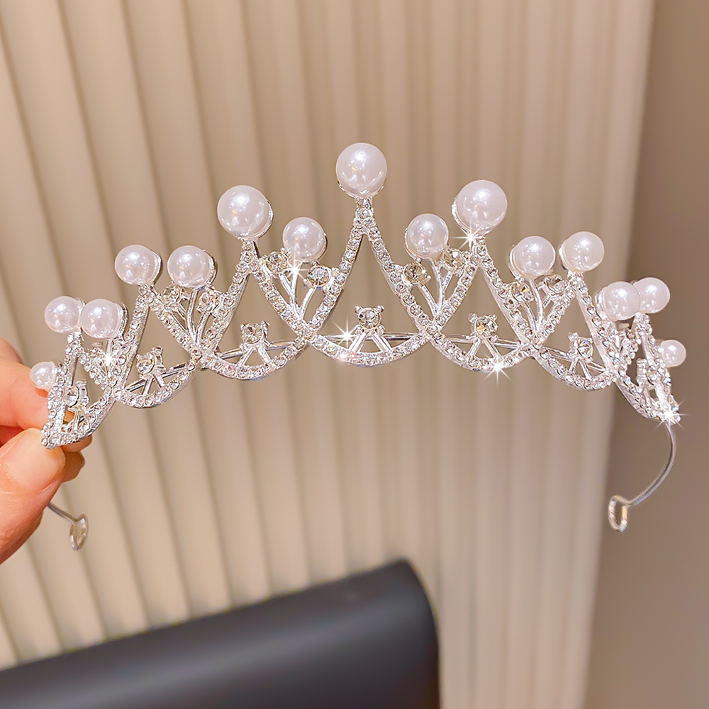 Elegant Pearl Crown Single Fas - Baby Nursery Gifts avis et prix