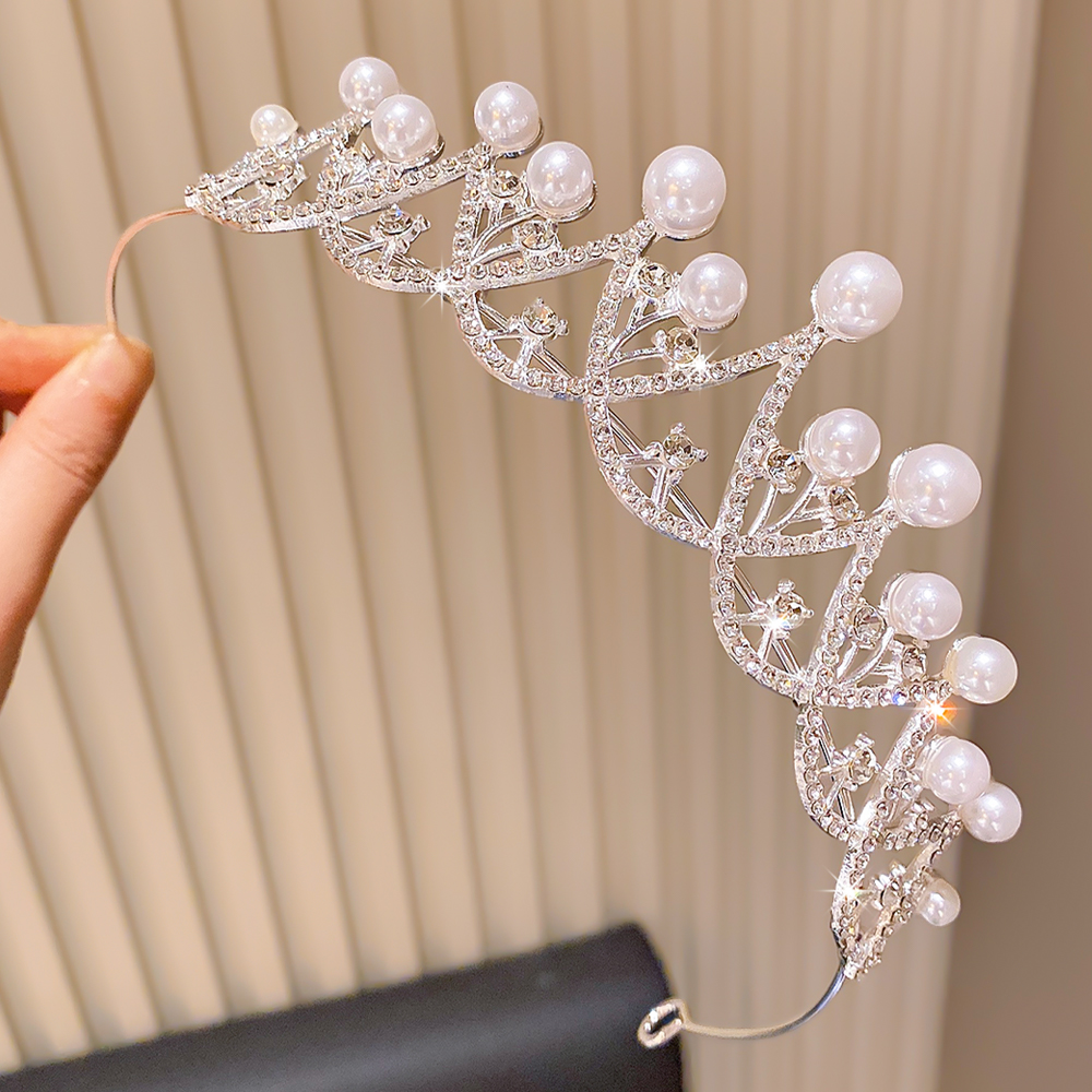 Elegant Pearl Crown Single Fas - Baby Nursery Gifts avis et prix
