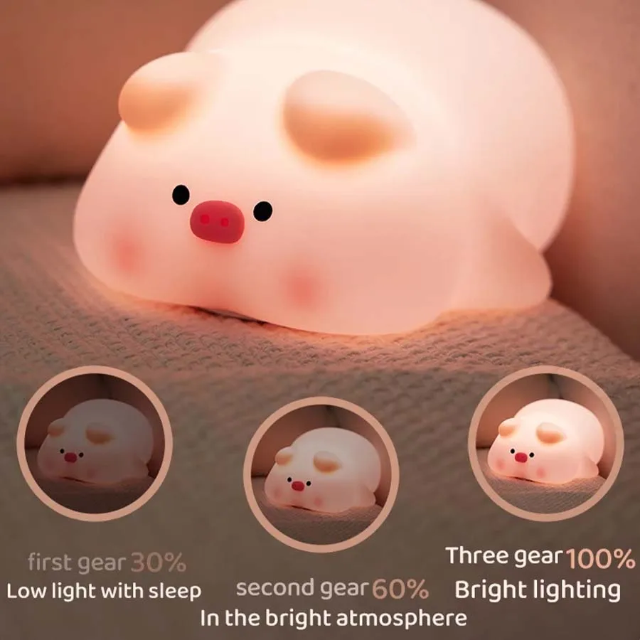 Piggy Bunny Night Light Led Ta - Baby Nursery Equipment avis et prix