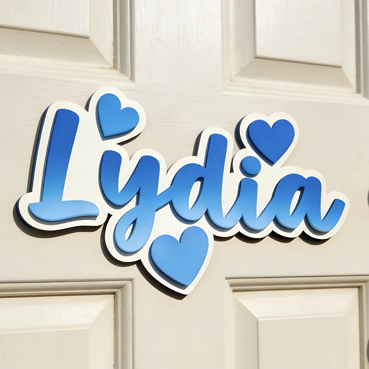 Personalized Gradient Heart Na - Baby Nursery Gifts avis et prix