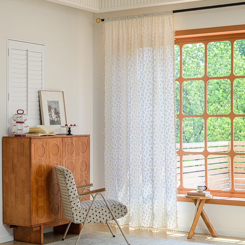 Floral Farmhouse Curtains Semi - Baby Nursery Curtains avis et prix