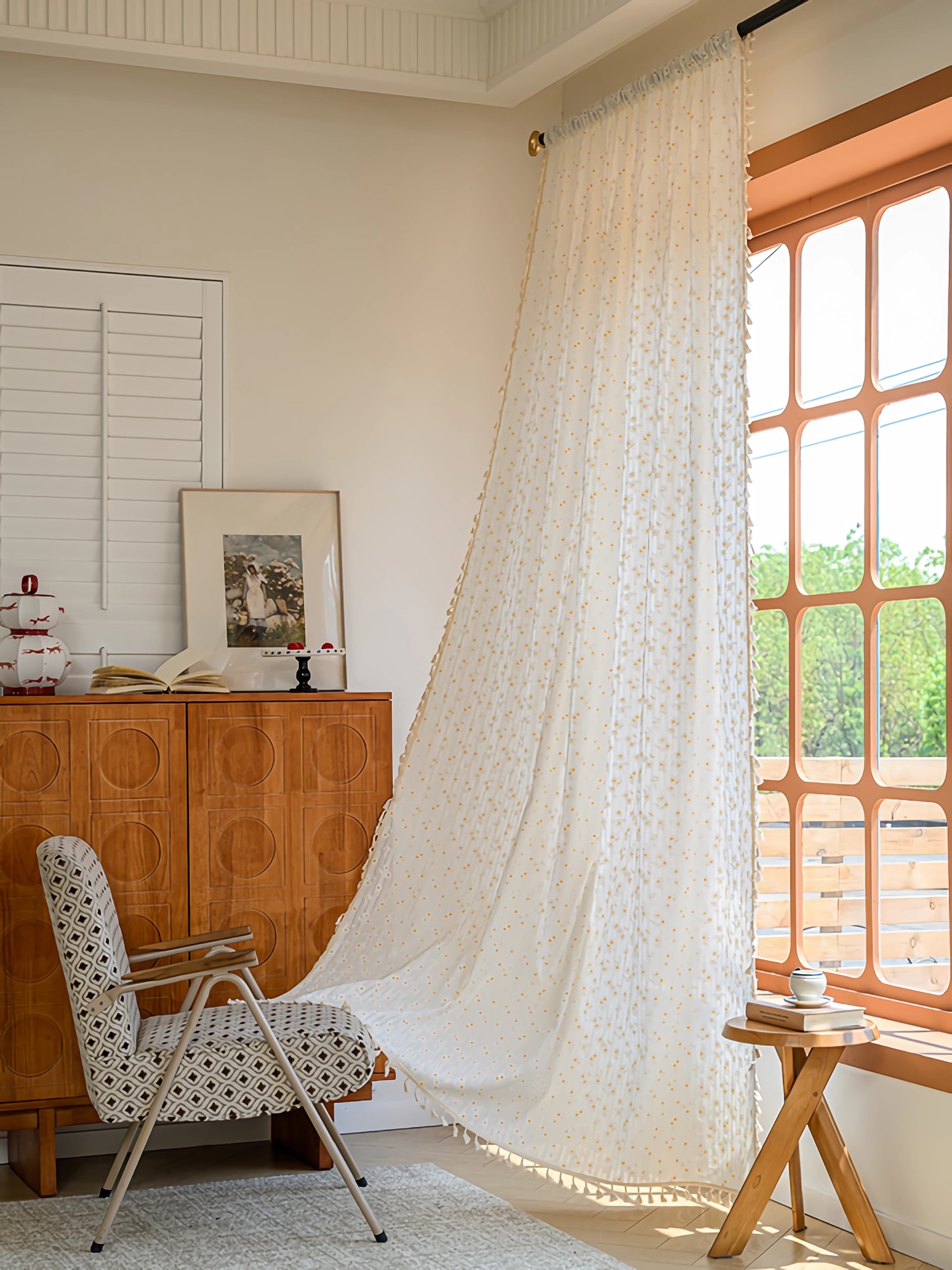 Floral Farmhouse Curtains Semi - Baby Nursery Curtains avis et prix