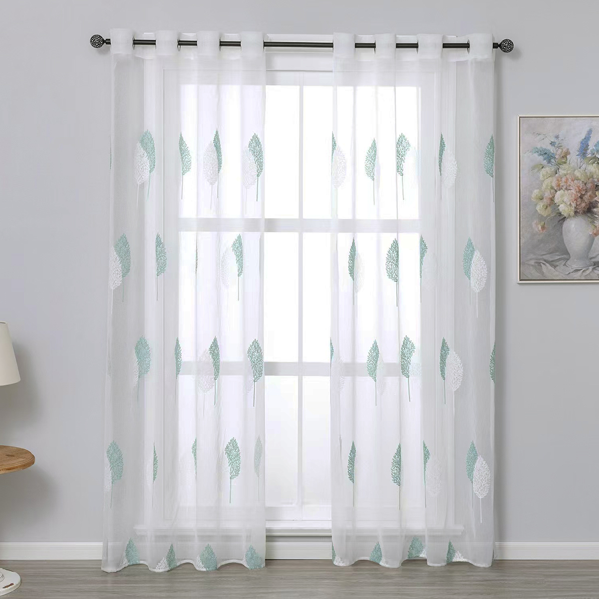 Dark Green Modern Nordic Gromm - Baby Nursery Curtains avis et prix