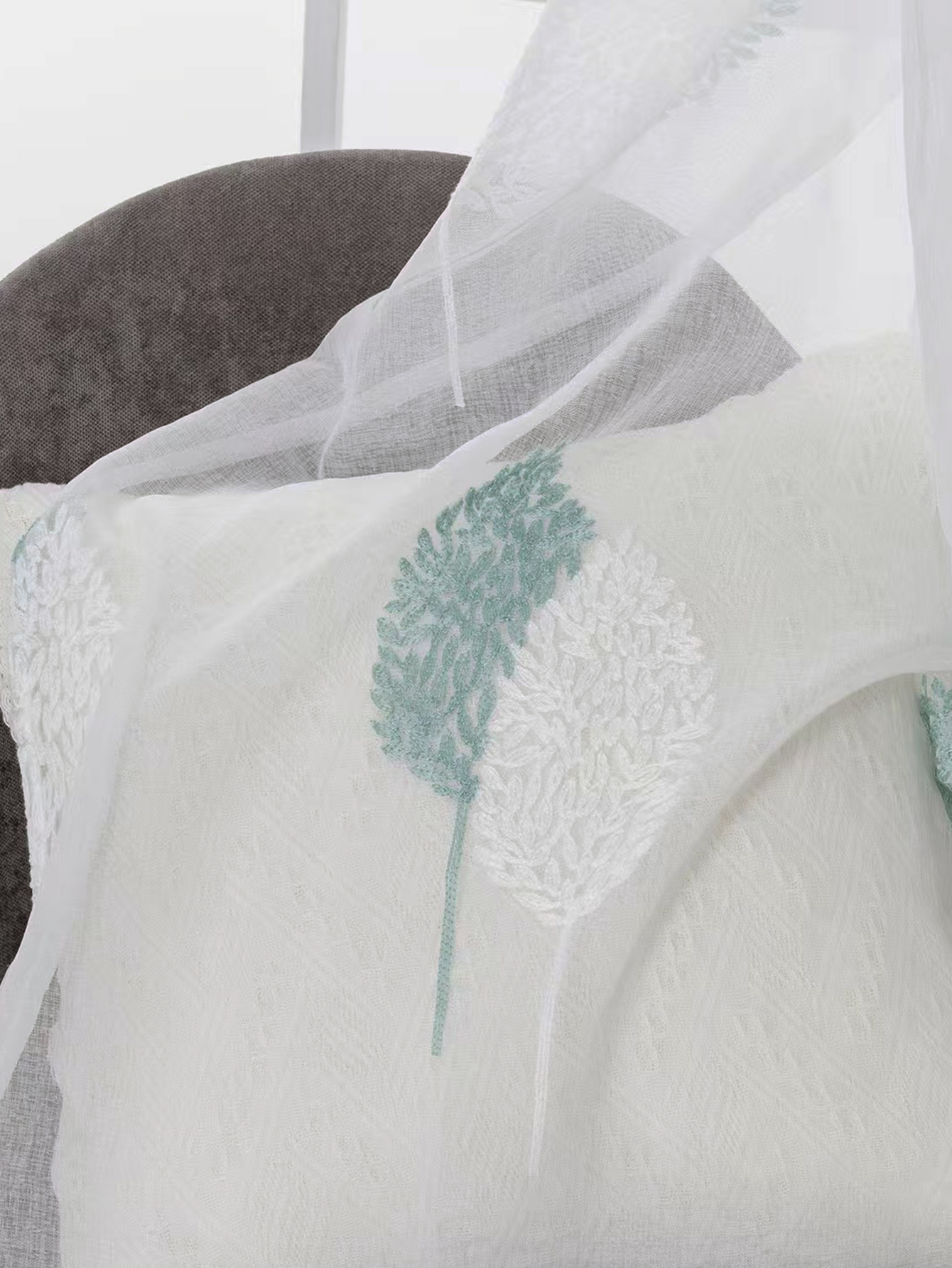 Dark Green Modern Nordic Gromm - Baby Nursery Curtains avis et prix