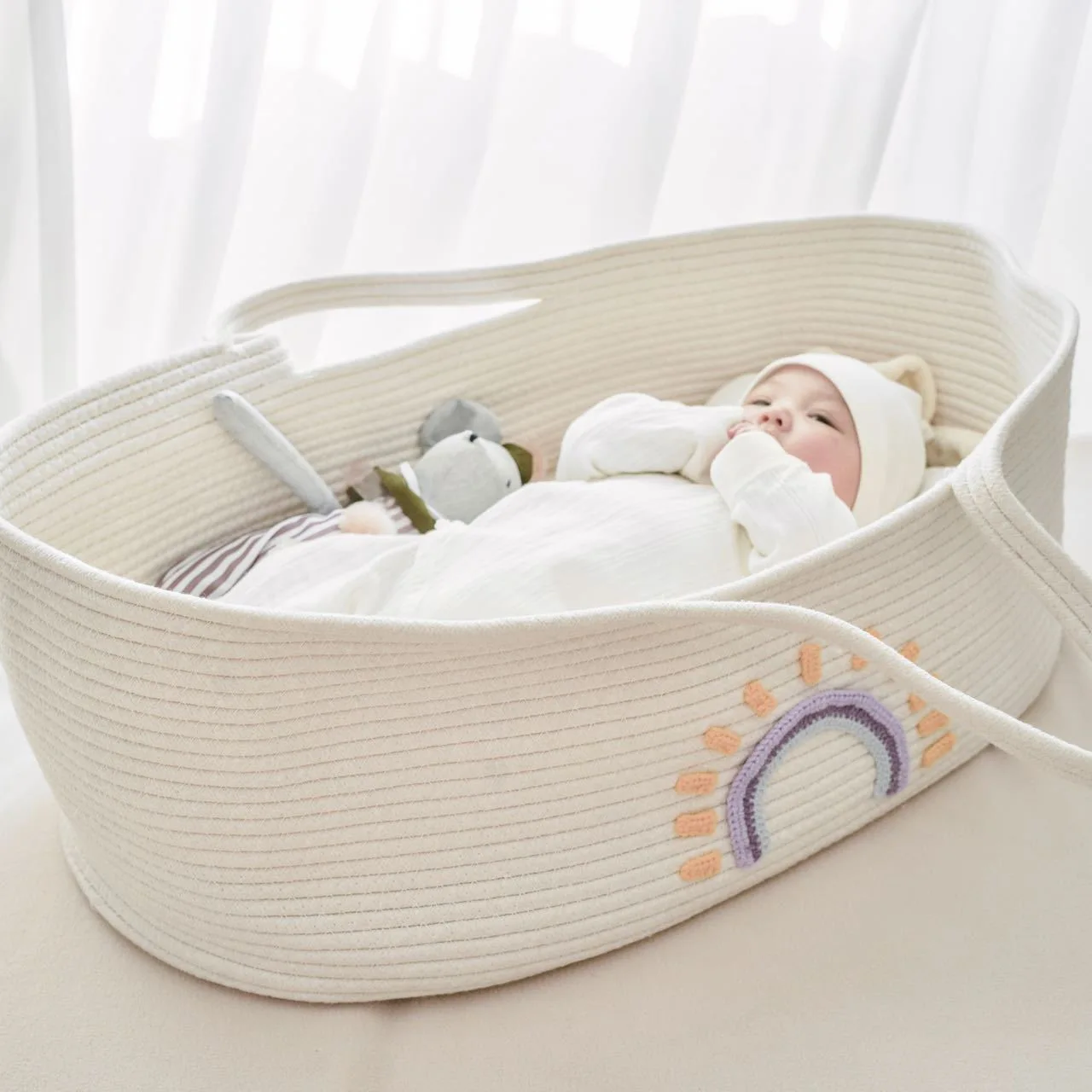 Portable Baby Carrying Basket  - Baby Nursery Basket avis et prix