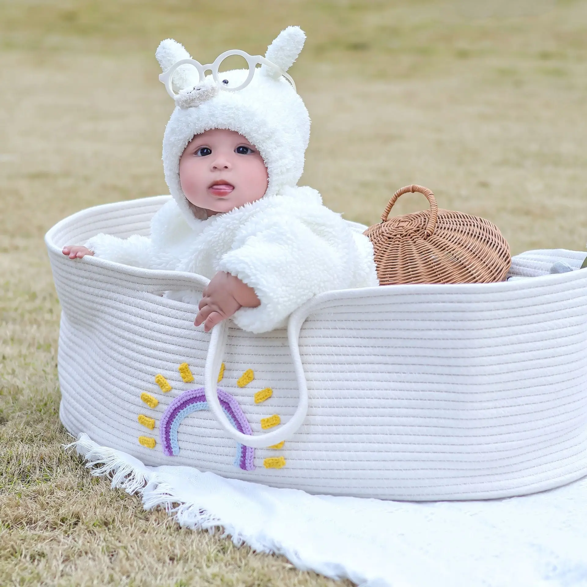 Portable Baby Carrying Basket  - Baby Nursery Basket avis et prix