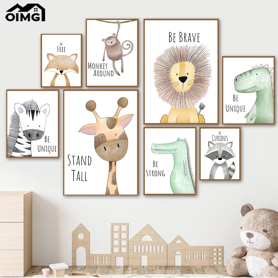 1pc frameless,Baby Lion Zebra  - Baby Zebra Nursery avis et prix