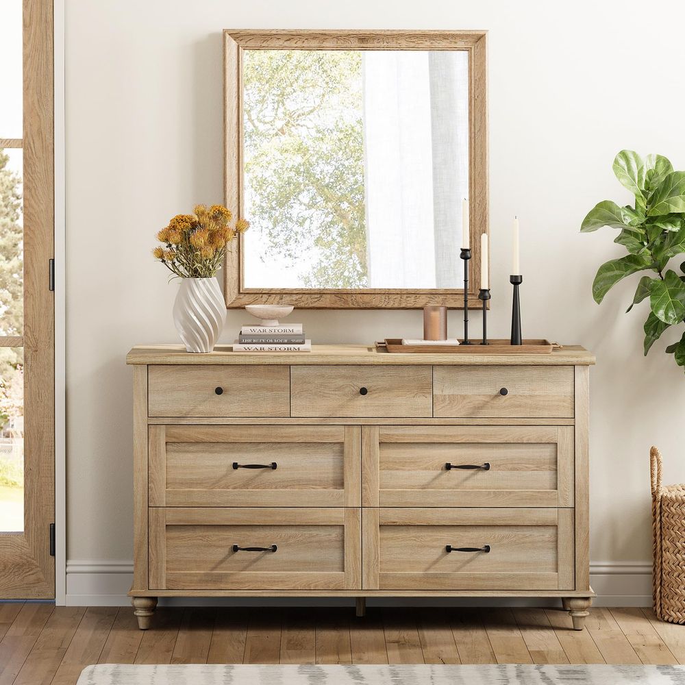 Wide Kids Dresser with 7 Drawe - Baby Nursery Chest Of Drawers avis et prix