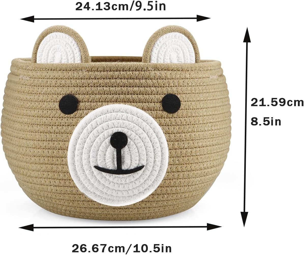 Cotton Rope Baby Basket, Cute  - Baby Nursery Images avis et prix