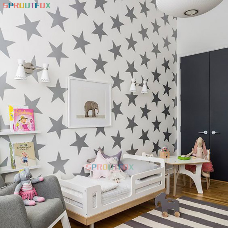DIY Big Stars Vinyl Sticker Be - Baby Nursery Mural Wallpaper avis et prix