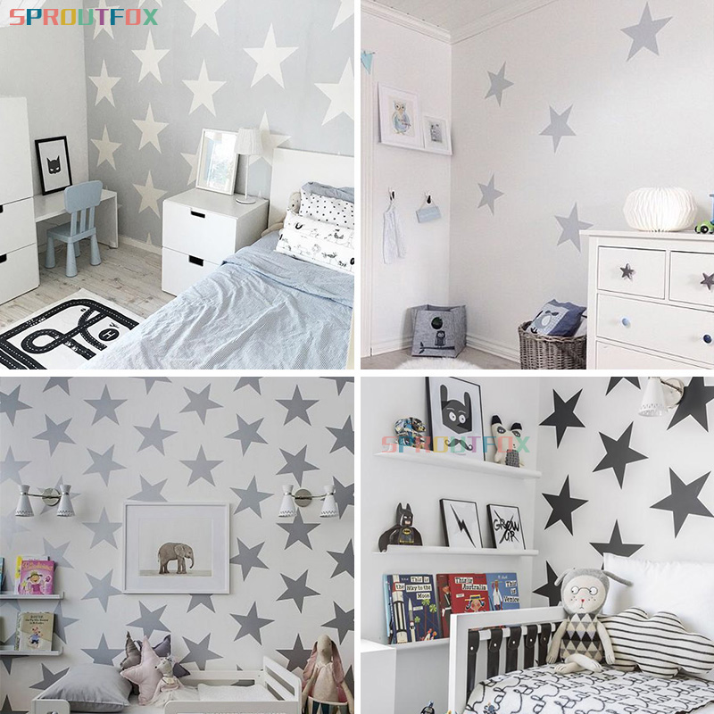 DIY Big Stars Vinyl Sticker Be - Baby Nursery Mural Wallpaper avis et prix