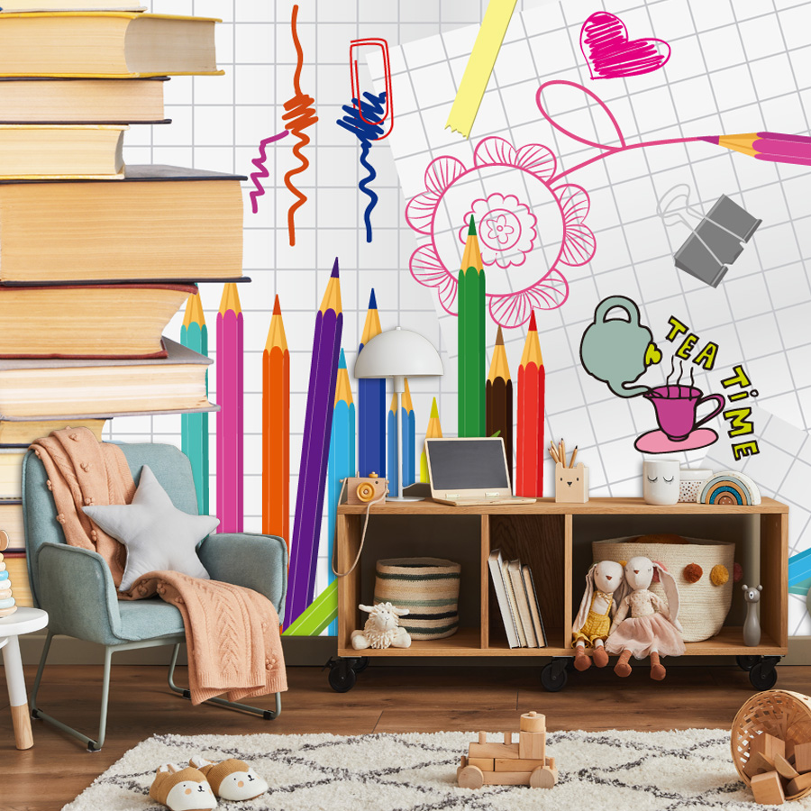 Custom Easy to Apply Peel and  - Baby Nursery Mural Wallpaper avis et prix