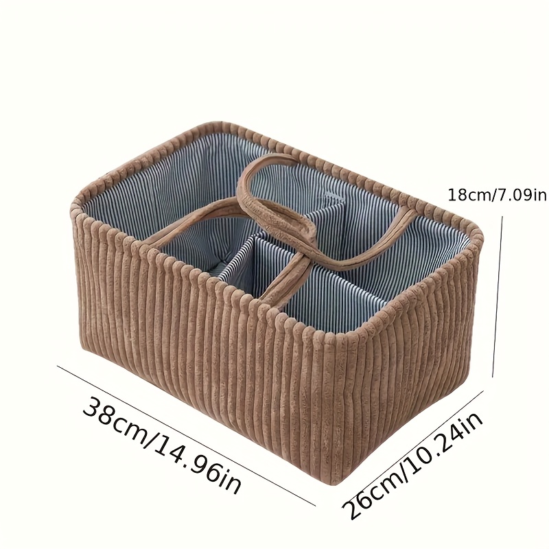 Foldable Multi-Pocket Diaper B - Baby Nursery Basket avis et prix