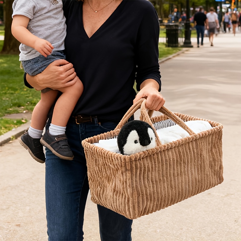 Foldable Multi-Pocket Diaper B - Baby Nursery Basket avis et prix