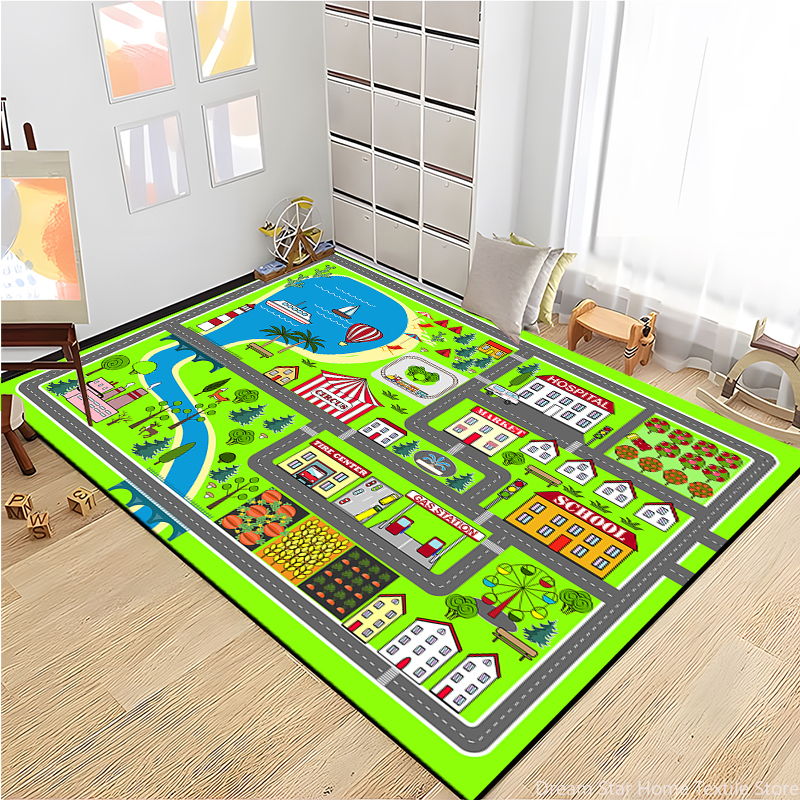Kids Road Traffic Carpet Carto - Baby Nursery Game avis et prix