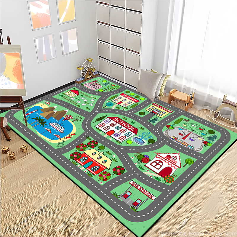 Kids Road Traffic Carpet Carto - Baby Nursery Game avis et prix
