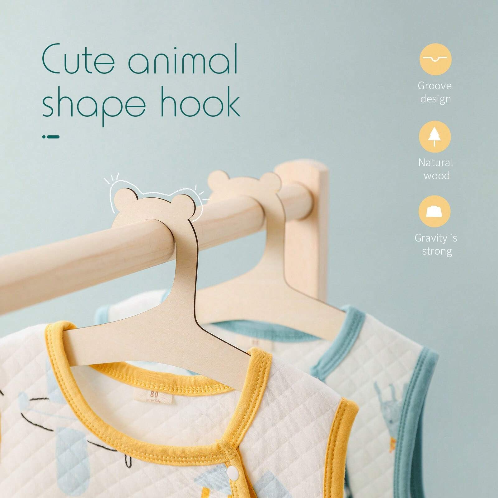 5/10/20/50pcs Baby Clothes Rac - Baby Nursery Uniform avis et prix