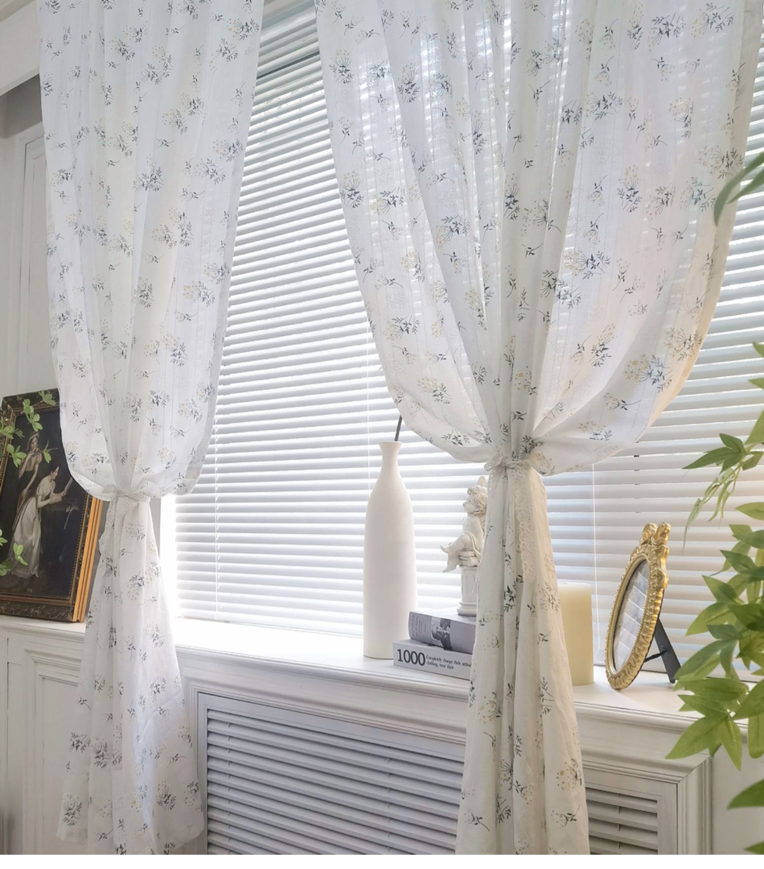 Korean Cotton Daisy Curtains R - Baby Nursery Curtains avis et prix