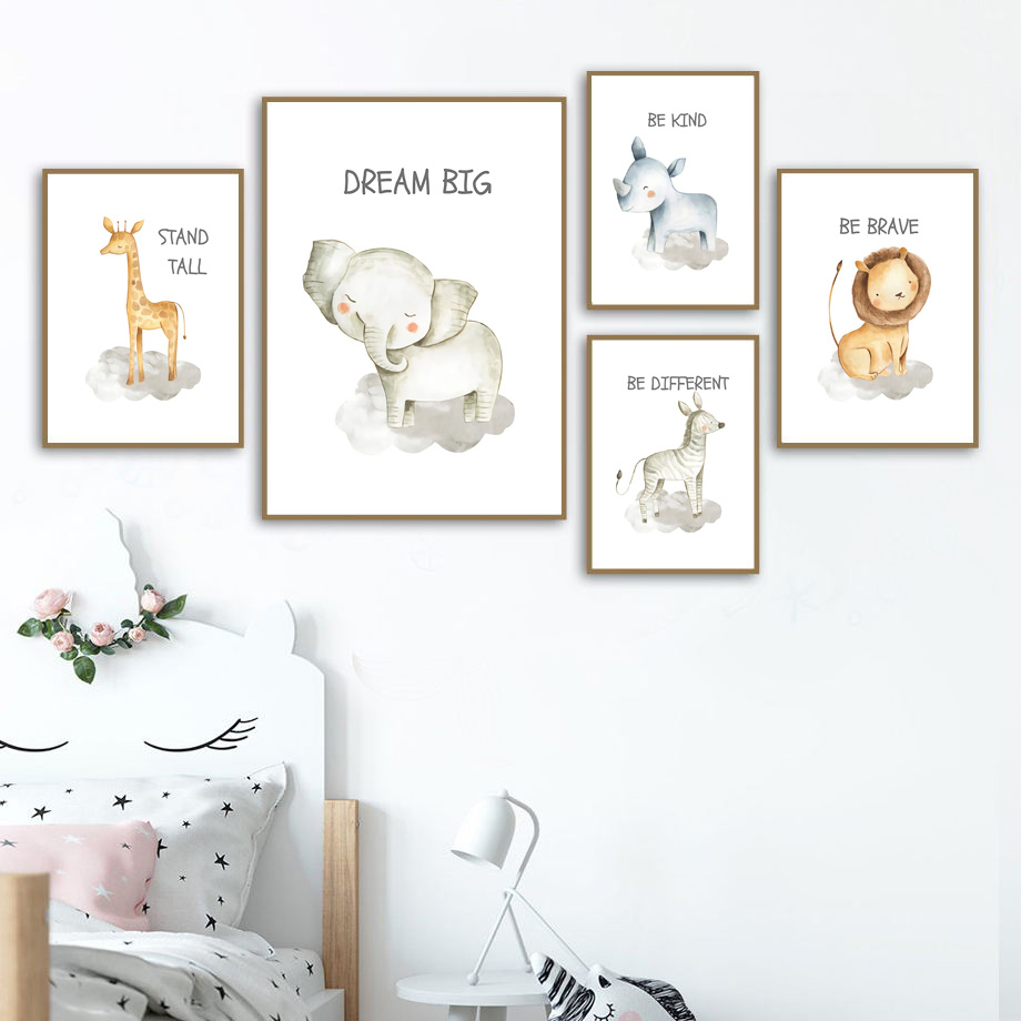 Nursery Wall Art Canvas Painti - Baby Zebra Nursery avis et prix