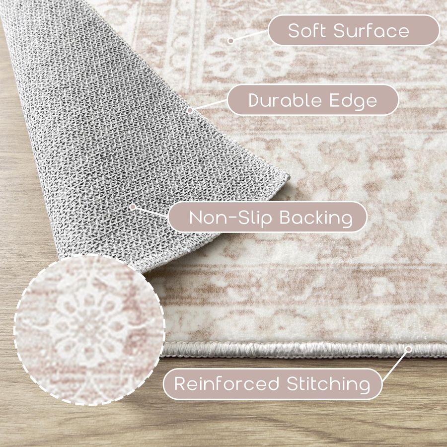 Nursery Rug for Baby Girl 5 x  - Baby Nursery Neutral avis et prix