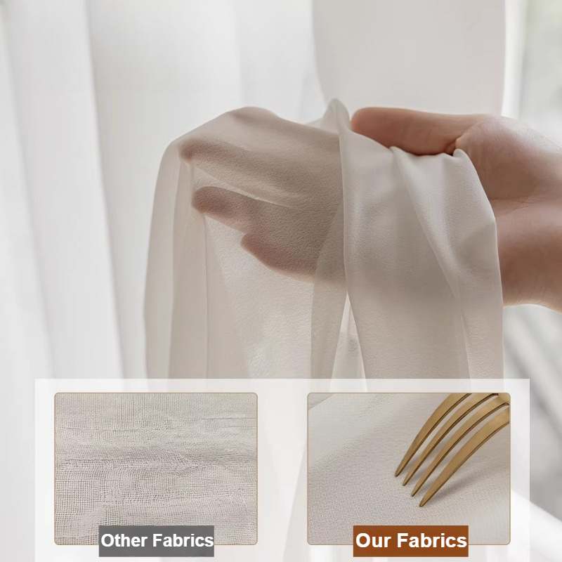 Solid White Tulle Good Quality - Baby Nursery Curtains avis et prix