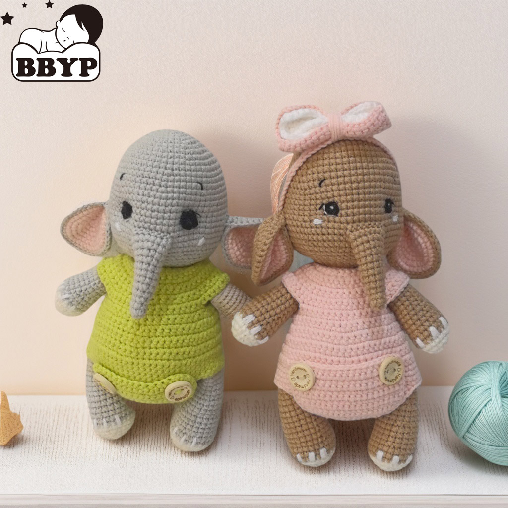 Handmade Crochet Elephant Coup - Baby Nursery Game avis et prix