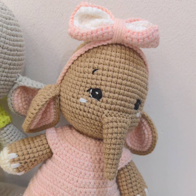 Handmade Crochet Elephant Coup - Baby Nursery Game avis et prix