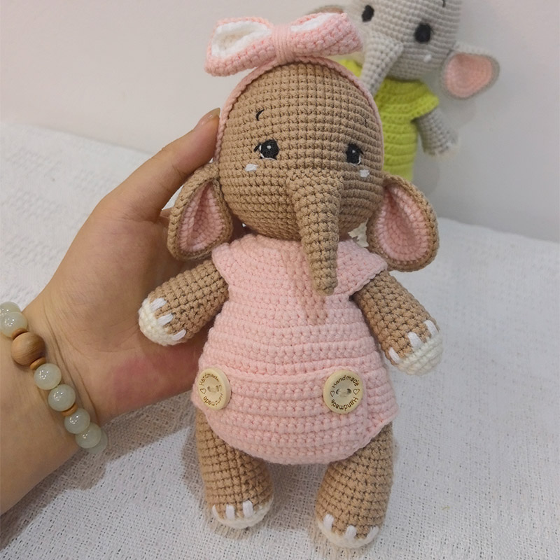 Handmade Crochet Elephant Coup - Baby Nursery Game avis et prix