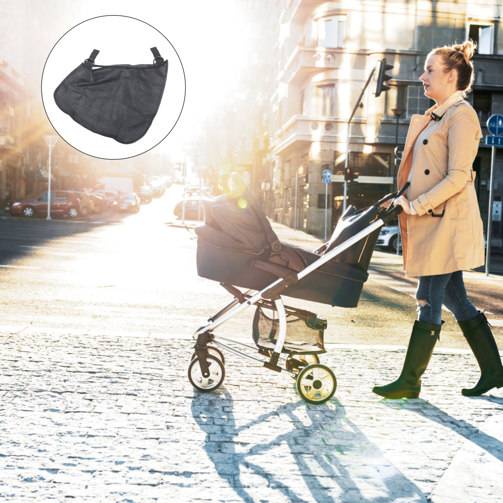 Stroller Hanging Mesh Bag Baby - Baby Nursery Bags avis et prix