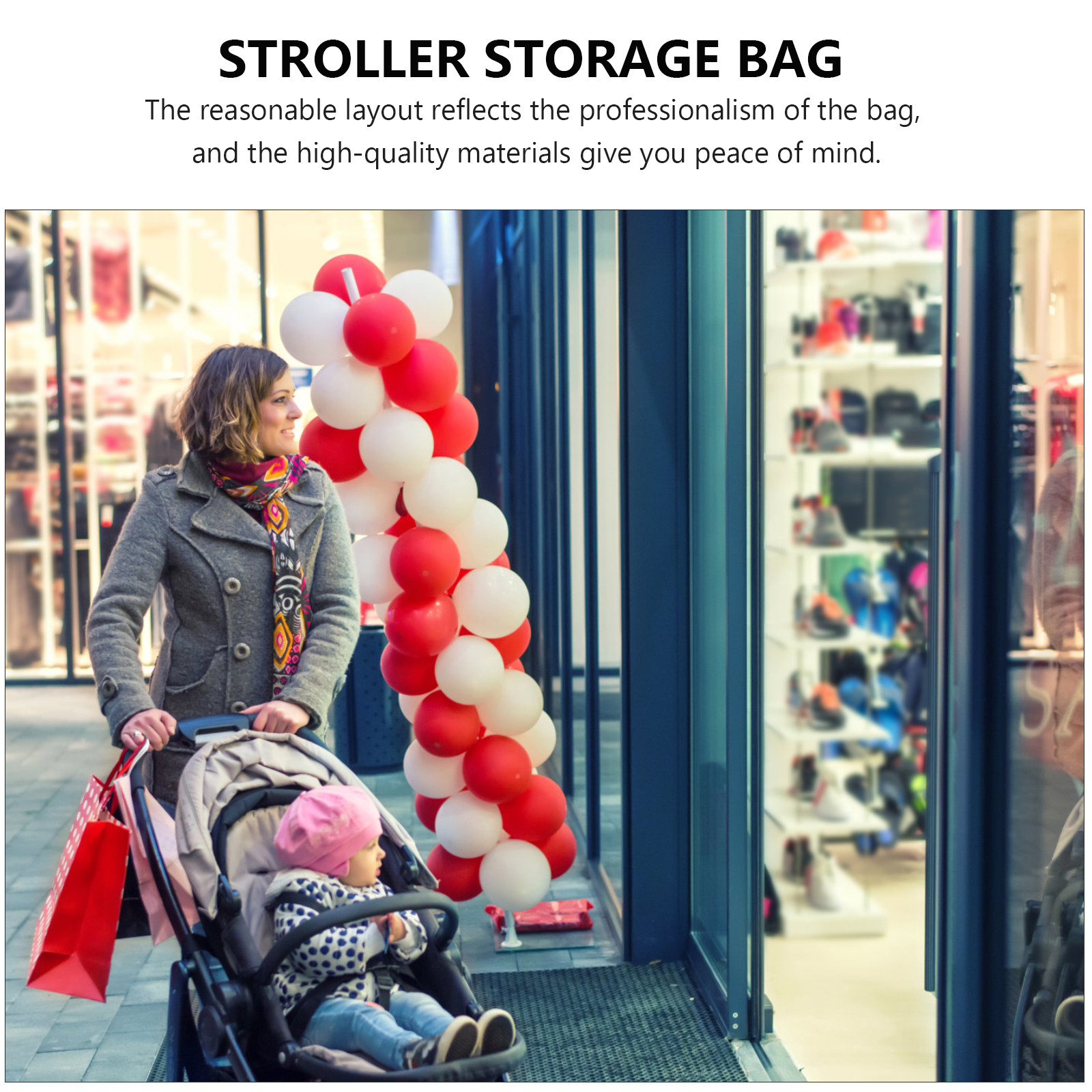 Stroller Hanging Mesh Bag Baby - Baby Nursery Bags avis et prix